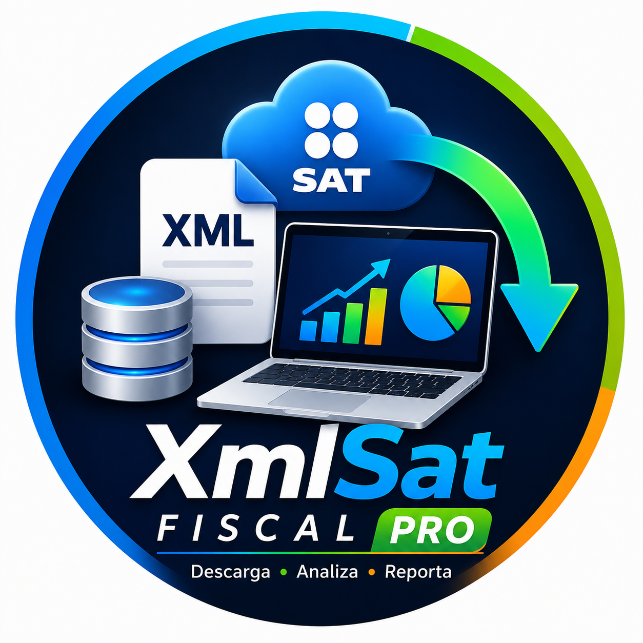 XMLSAT Fiscal Pro, descarga, analiza y reporta